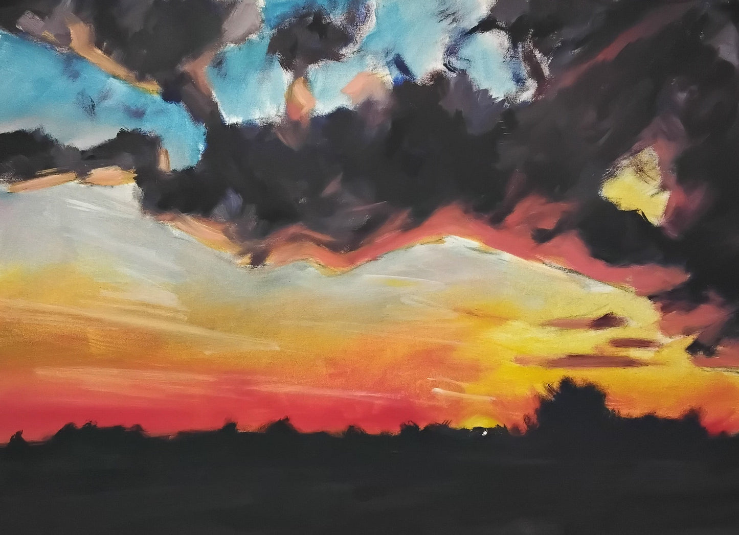 Cloudy sunset