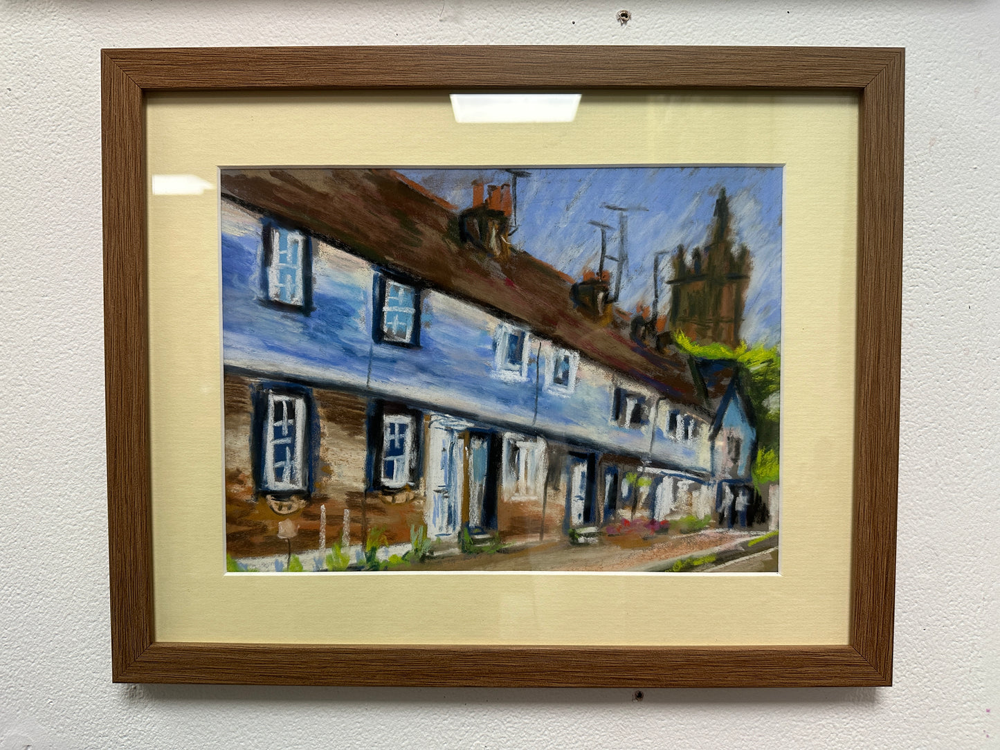 Church Street, Hertford, Pastel Sketch