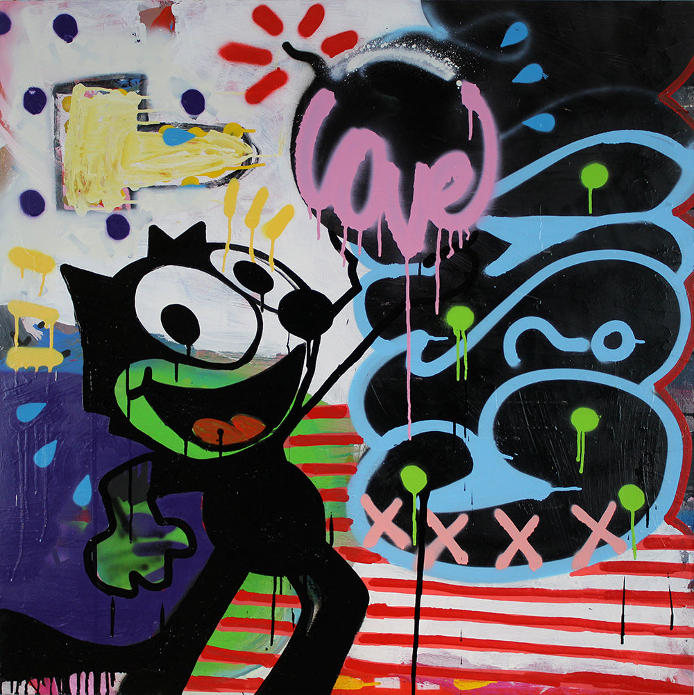 Felix original painting by Ceri Shipton