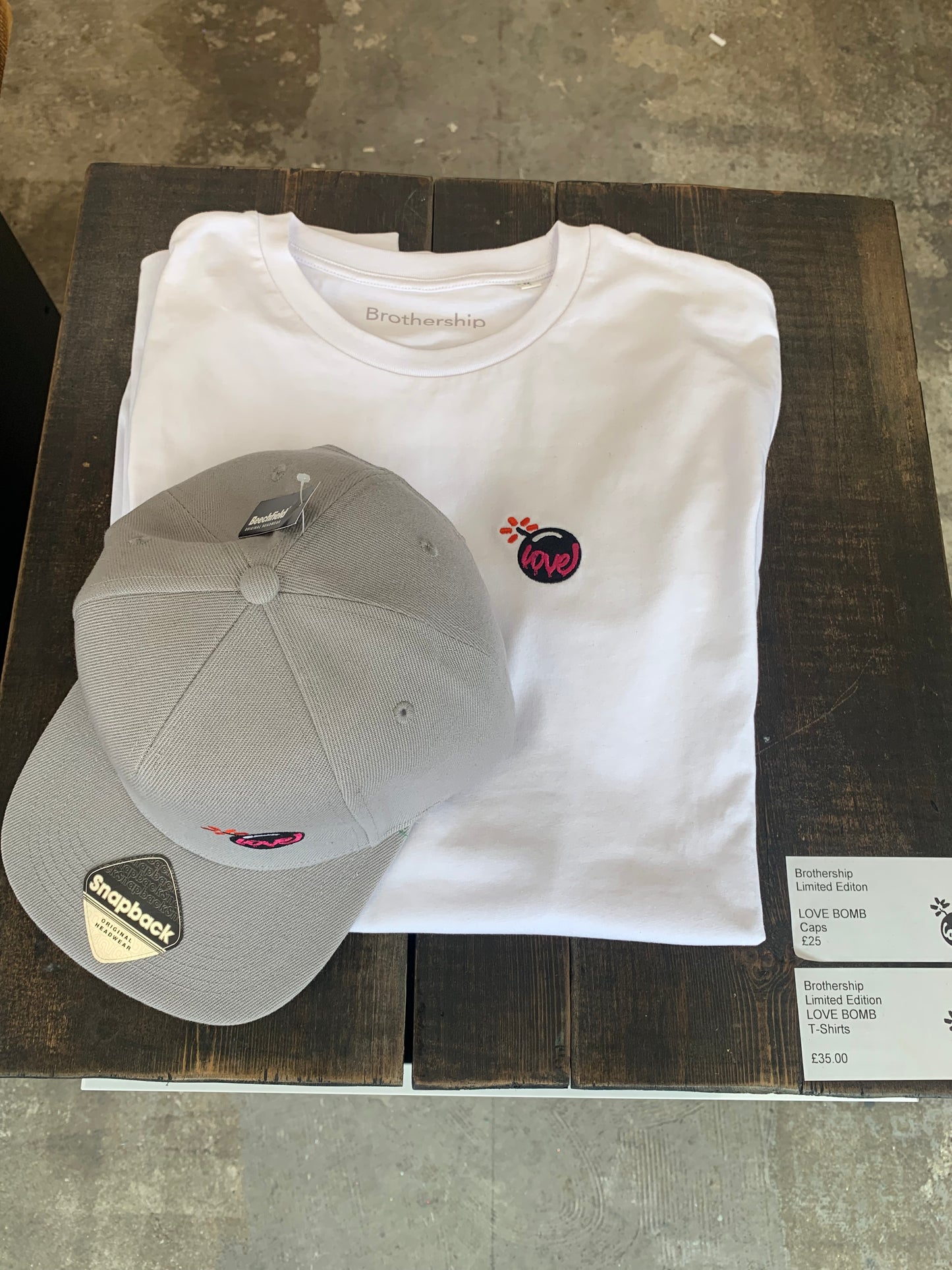 Love bomb t-shirts