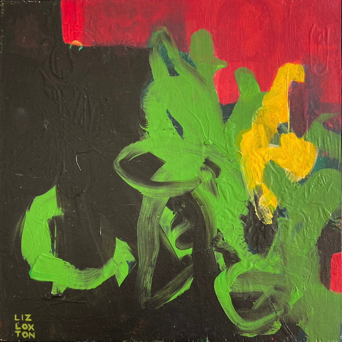 Yellow Flag Abstract