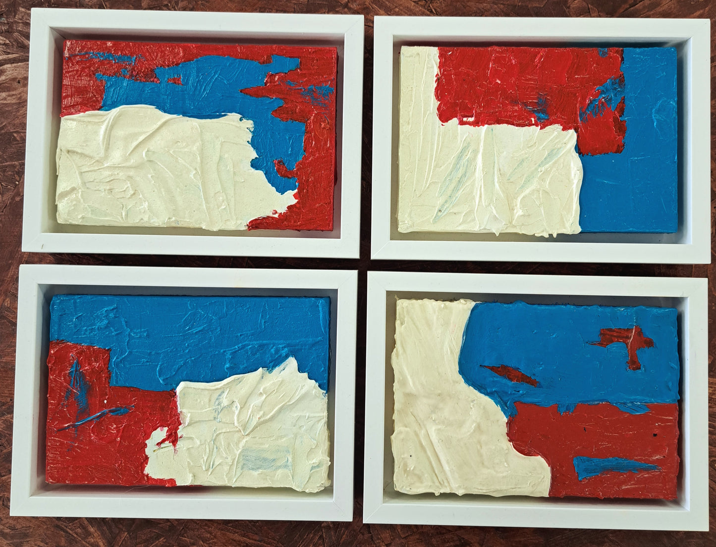 COLOUR BLOCKS 1, 2, 3 & 4.