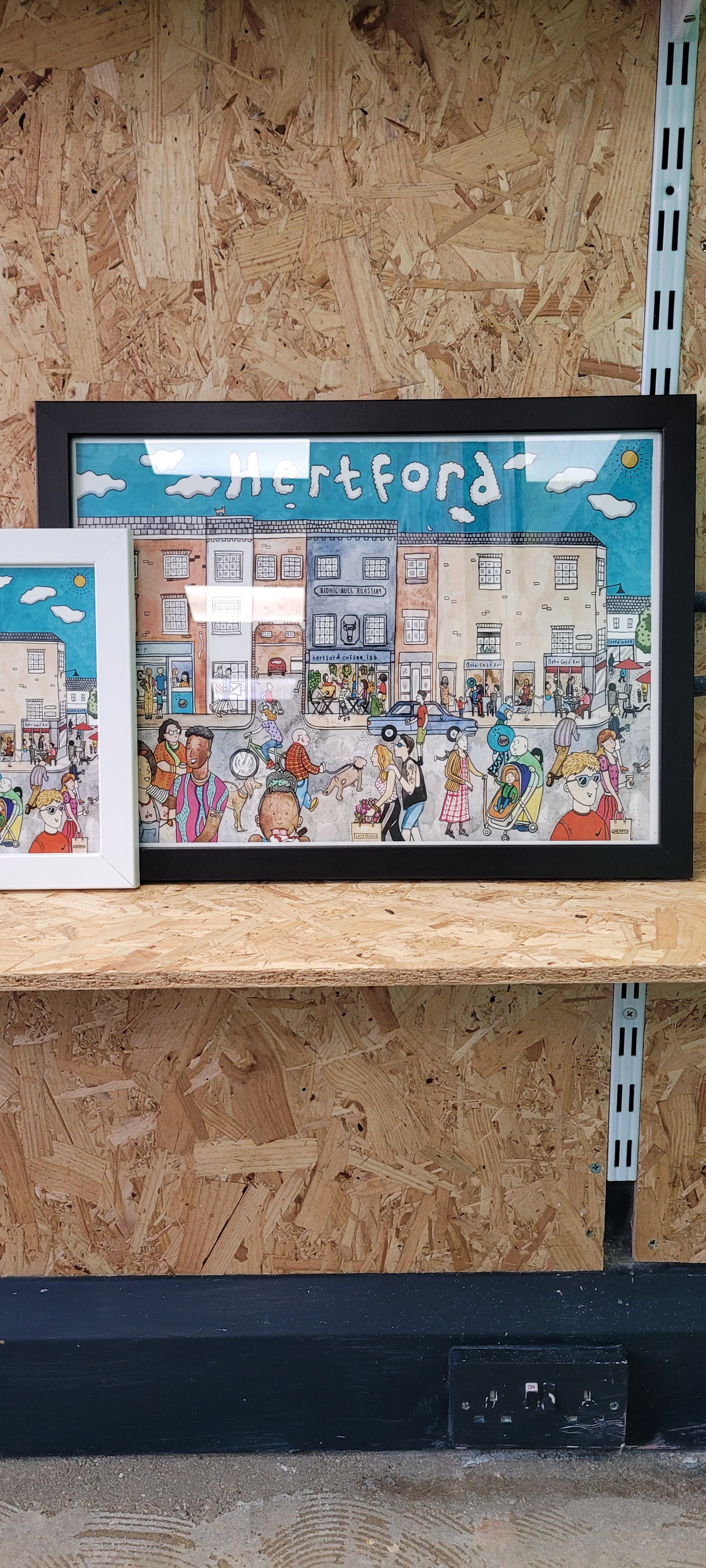 Hertford Print by Claire Spake