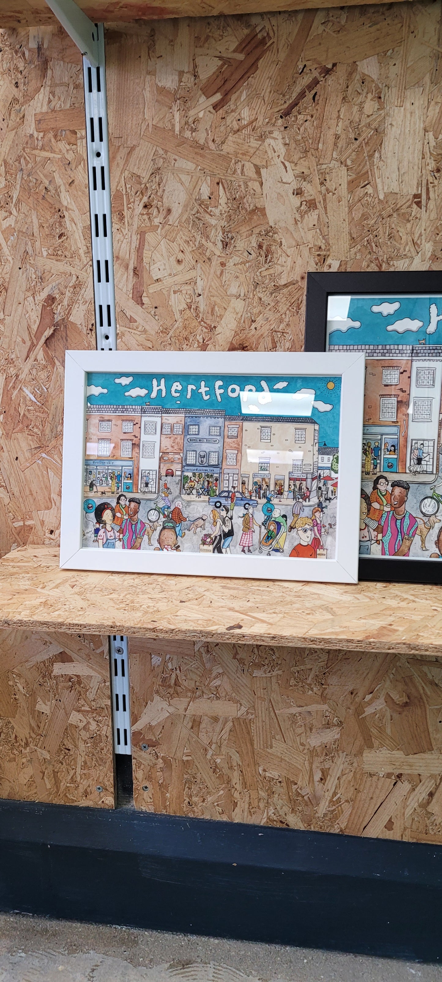 Hertford Print by Claire Spake