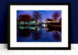 Paul Crowley Folly Hertford Photograph in a black frame