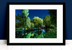Paul Crowley River Lea Hertford Photograph in a black frame